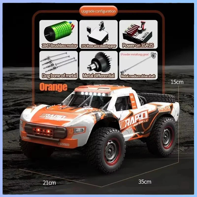 GANGYINGBAO JJRC Q130 1:16 70KM/H High-Speed 4WD Brushless RC Car
