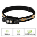 Wurkkos H25L USB Rechargeable 1000LM 18650 Headlamp